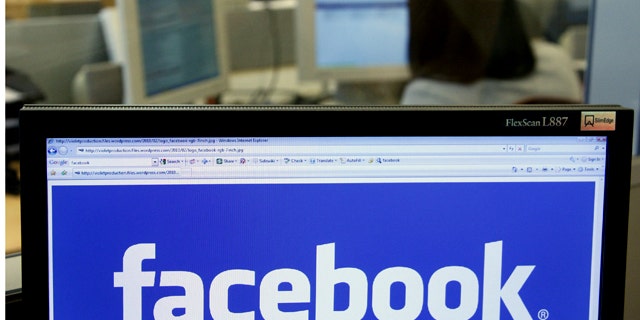 April 21, 2010: The Facebook logo is displayed on a computer screen in Brussels.