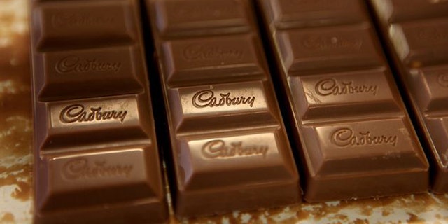 Nov. 20, 2009: Chocolate moves down the production line at the Cadbury factory in Birmingham, England.