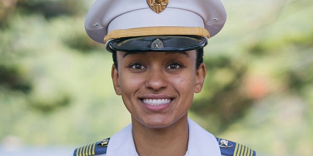 In this Aug. 3, 2017, image provided by the U.S. Army, West Point Cadet Simone Askew poses for a photo.