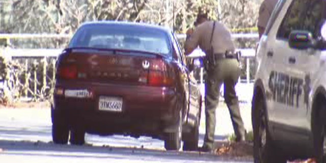 Tramel McClough and John Bivins abandoned a car after they escaped from a California courthouse.