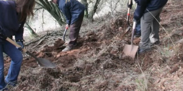 Feb. 9: Investigators from San Joaquin and Calaveras counties in California search for human remains after receiving a tip on where to locate the bodies of murder victims from convicted killer Wesly Shermantine.