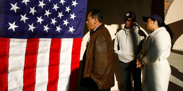 LOS ANGELES, CA - FEBRUARY 05: Voters go to the polls for Super Tuesday primaries in the predominantly Latino neighborhood of Boyle Heights on February 5, 2008 in Los Angeles, California. Latinos are an increasingly important factor in California where they are expected to account for 14 percent of the vote and tend to favor presidential hopeful Sen. Hillary Clinton (D-NY) over rival Sen. Barack Obama (D-IL). At 44 million, Latinos make up15 percent of the US population, the nation's largest minority group according to the latest Census Bureau estimates. (Photo by David McNew/Getty Images)