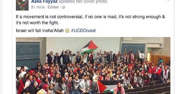 Jewish activists are frightened by the anti-Semitic climate at University of California. (Twitter)