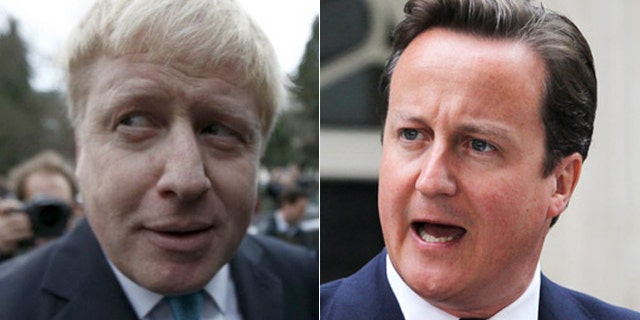 Boris Johnson, (l.), could replace Cameron, (r.), as prime minister, after his "leave" side won.