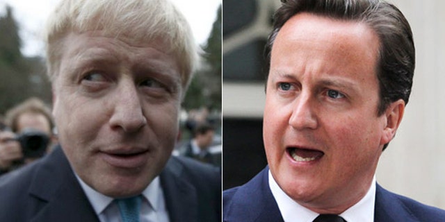 Boris Johnson, (l.), could replace Cameron, (r.), as prime minister, after his "leave" side won.