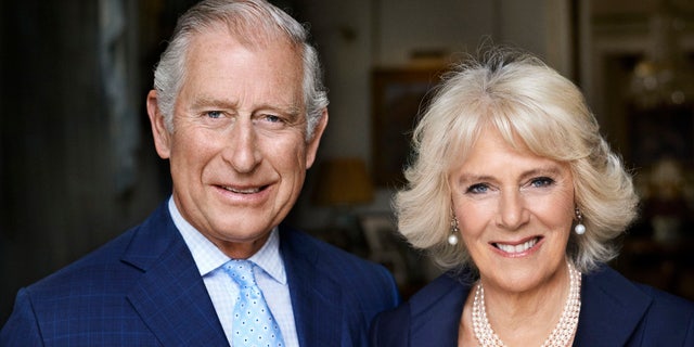 Britain's Prince Charles and his wife Camilla, Duchess of Cornwall in Clarence House, Londres.