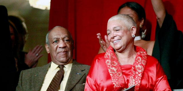 Oct. 26, 2009. Bill Cosby, left, and his wife Camille appear at the John F. Kennedy Center for Performing Arts before Bill Cosby received the Mark Twain Prize for American Humor in Washington.