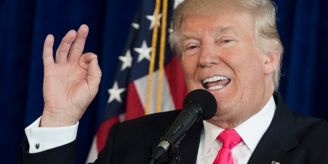 Republican presidential candidate Donald Trump speaks during a news conference at Trump National Doral, Wednesday, July 27, 2016, in Tampa, Fla. (AP Photo/Evan Vucci)