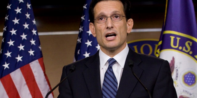 FILE: House Minority Whip Eric Cantor, R-Va., on Capitol Hill.