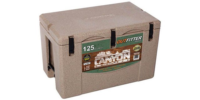 This cooler is big enough to hold the meat of a couple boned-out bucks.