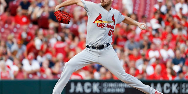 St. Louis Cardinals rookie Austin Gomber was pitching a no-hitter against the Cincinnati Reds going into the seventh inning before a fire alarm went off at Great American Ball Park.
