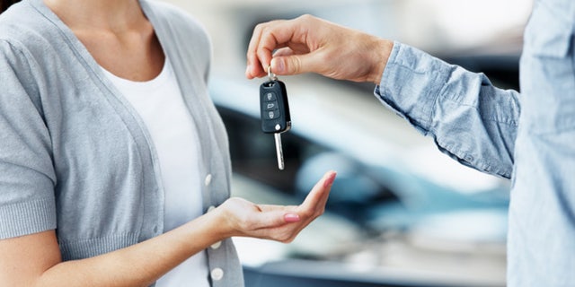 The final stage in her vehicle purchase