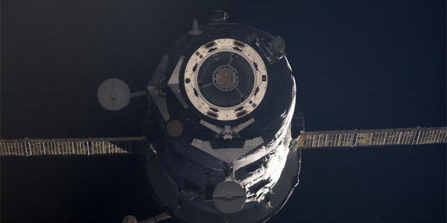 The unpiloted ISS Progress 45 supply vehicle departs from the International Space Station at 5:10 p.m. (EST) on Jan. 23, 2012. Filled with trash and discarded items, Progress 45 was later deorbited, subsequently burning up in Earth's atmosphere. The departure of Progress 45 clears the way for the next unpiloted supply ship, Progress 46, which is set to launch at 6:06 p.m. (EST) on Jan. 25 (5:06 a.m. Baikonur time Jan. 26) from the Baikonur Cosmodrome in Kazakhstan bringing 2.9 tons of food, fuel and supplies for the residents of the space station.