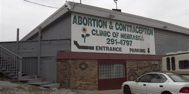 The abortion and contraception clinic operated by Dr. LeRoy Carhart, is seen in Bellevue, Neb. , Wednesday, Nov. 10, 2010. (AP)