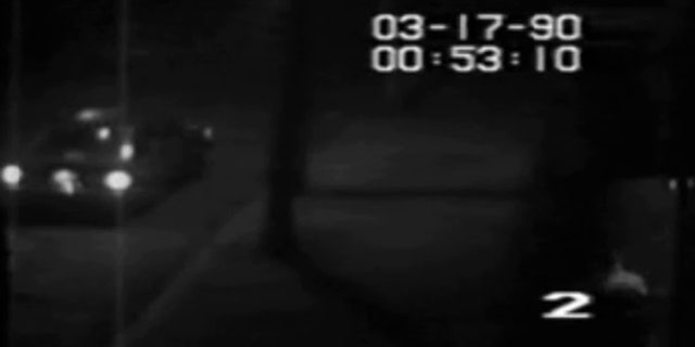 The video footage 24 hours before the Gardner heist, shows an automobile pull up next to a rear entrance of the Museum. The car matches the general description of a vehicle that was reported to have been parked outside the Museum moments prior to the theft on March 18, 1990.