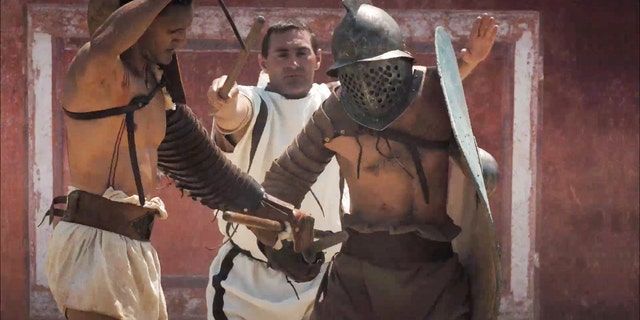 Footage of gladiatorial games at Carnuntum (LBI ArchPro, 7reasons).
