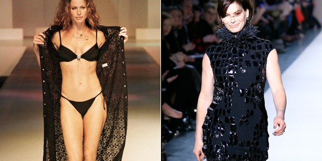 Carre Otis is seen in 1997, left, and in 2012.