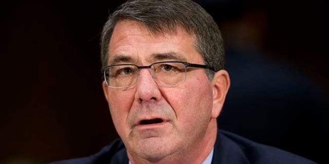 March 11, 2015: Defense Secretary Ash Carter testifies on Capitol Hill in Washington.