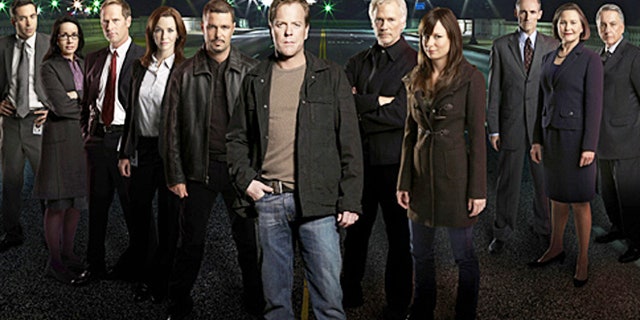 Janeane Garofalo (second from left) and the cast of '24.'