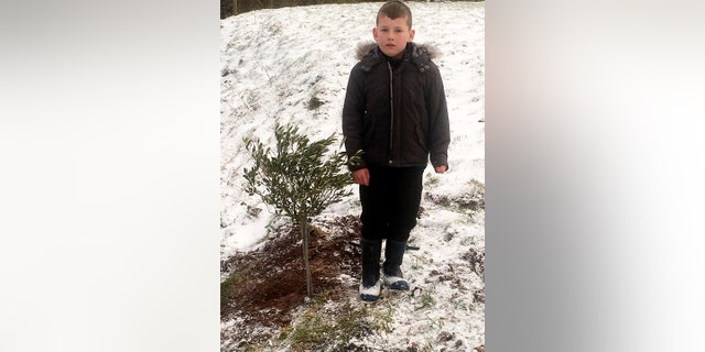Jonny and Caterina Robinson broke the news to their sons Josh, seven, and four-year-old Buddy, and they held a touching memorial service and buried Willow in their garden.
