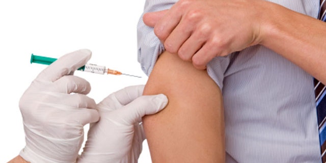 Vaccination protection influenza, injection for the prevention of flu