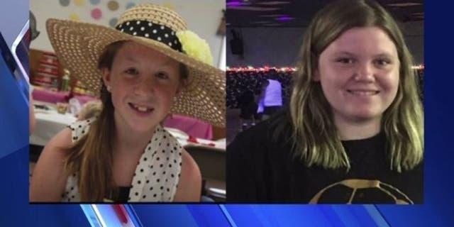 Photo of Abigail Williams, left, and Liberty German, right.