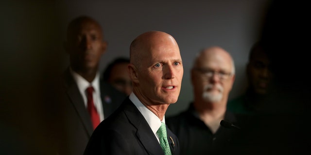 Florida Governor Rick Scott on January 23, 2015 in Miramar, Florida.