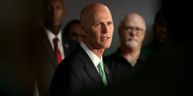 Florida Governor Rick Scott on January 23, 2015 in Miramar, Florida.