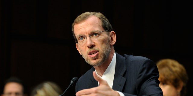 FILE: Congressional Budget Office Director Douglas Elmendorf delivers testimony before the first Joint Deficit Reduction Committee hearing on Capitol Hill in Washington.