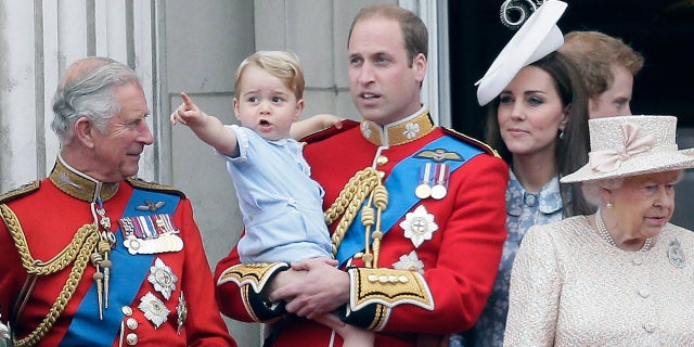 Prince George stole the show during the Trooping the Colour parade at Buckingham Palace in 2015.