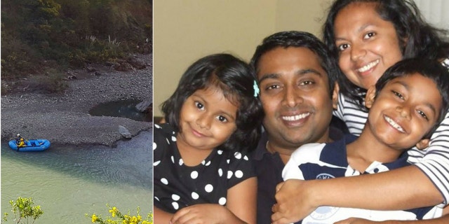 The bodies of Soumya Thottapilly, 38 (left); Sandeep Thottapilly, 41 (middle); Saachi Thottapilly, 9 (right) have been since they were reported missing on April 8. Police are still searching for 12-year-old Siddhant Thottapilly (lower left).