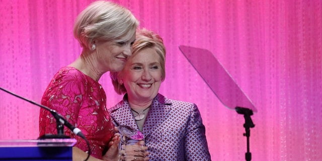 Cecile Richards with 2016 Democratic presidential candidate Hillary Clinton.