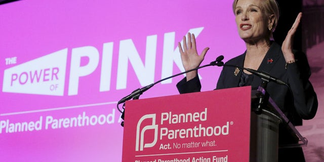 In this Jan. 10, 2016 file photo, Planned Parenthood Action Fund President Cecile Richards speaks at an event to publicly endorse Hillary Clinton in Hooksett, New Hampshire.