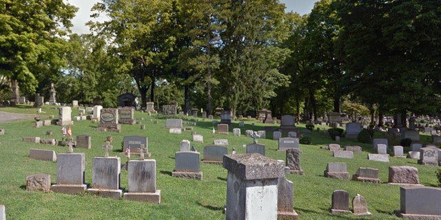 Police said a substitute teacher was found having sex with a student at Easton Cemetery.