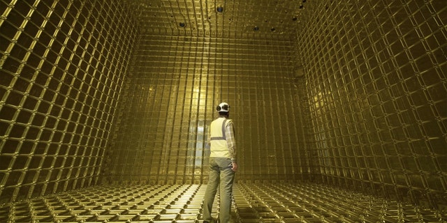 This ProtoDUNE detector was filled with 800 tons of liquid argon. Credit: CERN