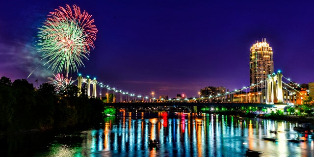 The state's largest display can be found at the Red, White, and Boom festival.