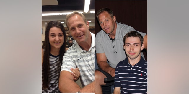 Chad Hennings with his daughter and son (Courtesy of the author)