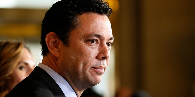 Former Republican Utah Congressman Jason Chaffetz sits during a House hearing.