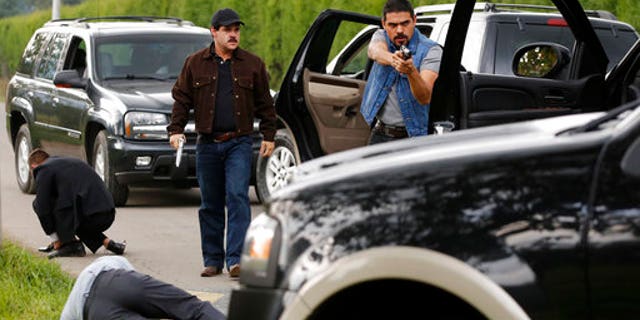 At the time filming started, Guzman was still in Mexico and the series' location was shifted for security reasons, said producer Daniel Posada.