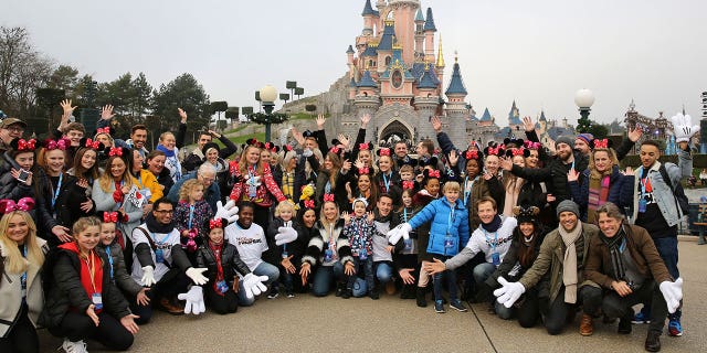 Young people and families who were affected by the Manchester Arena bombing in May were treated to pre-Christmas outing at Disneyland Paris.