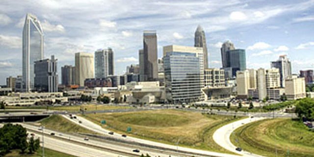 Shown here is the Charlotte, N.C., skyline.