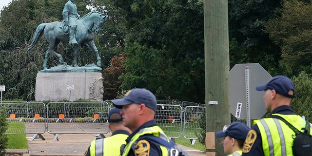 There was significant police presence in Charlottesville in anticipation of the day’s events, with hundreds of people arriving by the afternoon, according to the city.