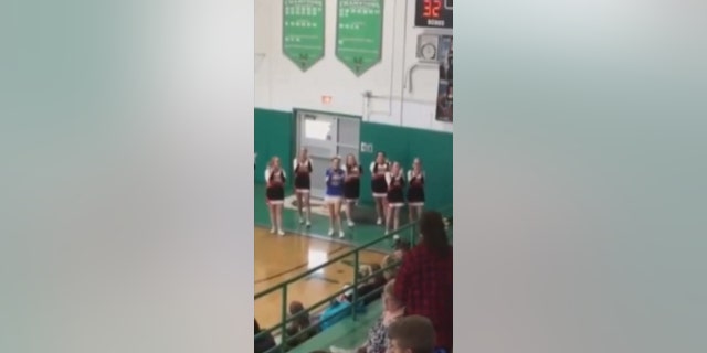 Cheerleader Tori Adams was said to be nervous about cheering alone, after many of her teammates called out sick or couldn't make the game.