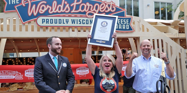 "We wanted to showcase the amazing breadth of the award winning cheeses in Wisconsin and we thought, what better way to do that than to create the world’s largest cheeseboard."