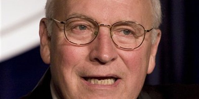 In this Oct. 21, 2009, file photo, former Vice President Dick Cheney speaks at the Center for Security Policy dinner at Union Station in Washington.