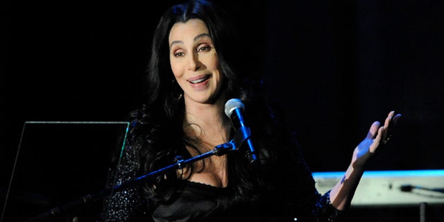 Cher speaks at the Pre-Grammy Gala &amp; Salute to Industry Icons with Clive Davis honoring David Geffen held in Beverly Hills, California on February 12, 2011.