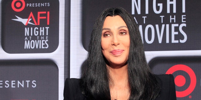 Actress Cher arrives at Target Presents AFI Night at the Movies in Hollywood April 24, 2013. The event for fans celebrates classic films and Cher introduced her 1987 film "Moonstruck." REUTERS/Fred Prouser (UNITED STATES - Tags: ENTERTAINMENT HEADSHOT) - RTXYZ2F