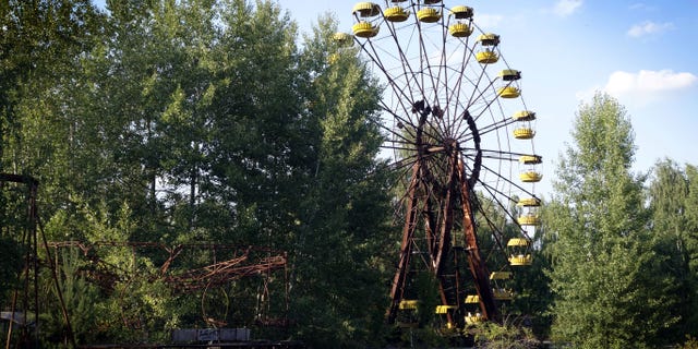 Fairground at abandoned Pripyat