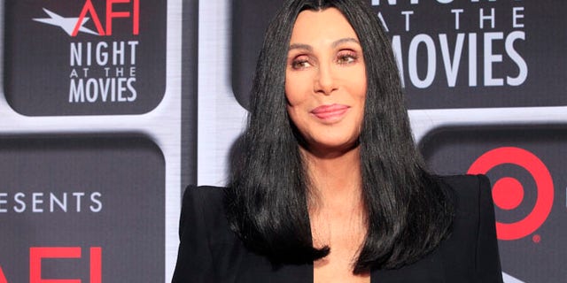 April 24, 2013. Actress Cher arrives at Target Presents AFI Night at the Movies in Hollywood.