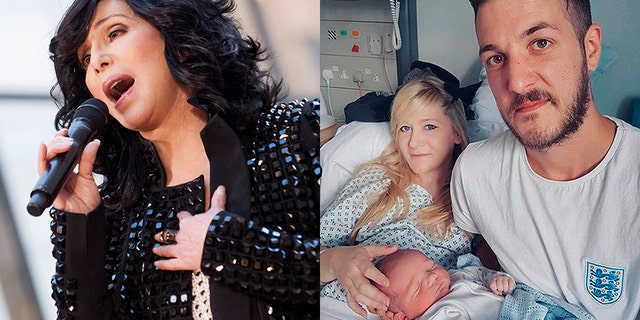 Cher (left) pleaded on Twitter for terminally-ill British baby Charlie Gard (pictured with his parents right) to be allowed to be sent to the United States for treatment after a European court agreed with previous rulings that the baby should be taken off life support.